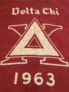 Delta Chi Fraternity Vintage 1960’s Wool Throw